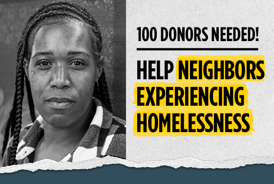 100 donors needed!